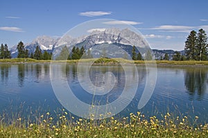 View to Wilder Kaiser mountains photo