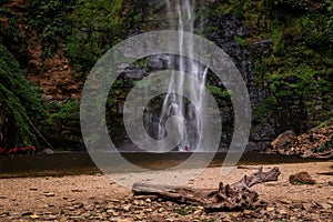 View to the Wli Waterfalls, the highest waterfall in Ghana photo