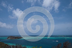 View of Tobago Cays, Grenadines