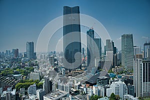 A view of Tokyo city center. Tokyo Japan