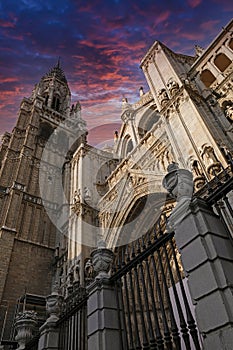 View of the Toledo Cathedral
