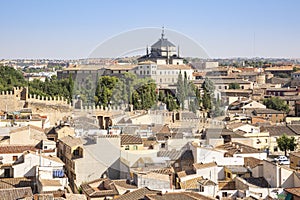 A view of Toledo city and the former Tavera Hospital