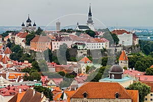 View of the Toompea citadel in Tallinn, Eston