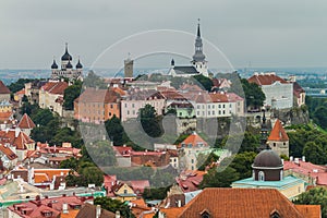 View of the Toompea citadel in Tallinn, Eston