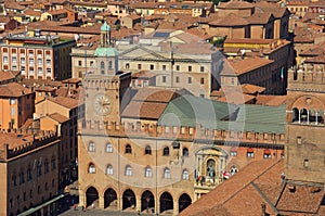 View from top of Asinelli Tower