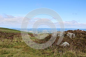 A view from the top of bleanavon mounting