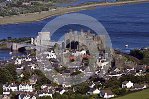 View from the top of Conwy mountain