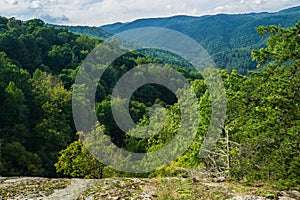 View from the Top of Crabtree Falls