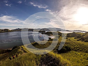 View from the top of Gili Lawa island photo