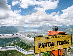 View From Top of the Hill Facing the Lake, Lut Tawar Lake Takengon, Aceh, Indonesia