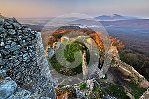 Jelenec castle ruins