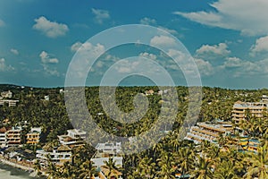 View from the top at Kovalam