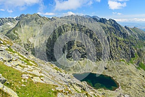 View from the top of Krywan mountain.