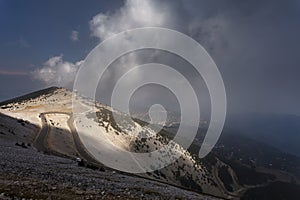 View from the top of Mont Ventoux, Provence