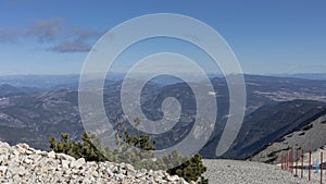 View from the top of Mont Ventoux