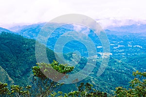 View from the top of the `Moon Plains`,Srilanka.