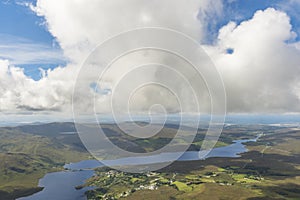 View from the top of Mount Errigal, Co. Donegal