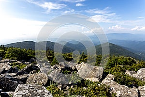 View from the top of mountain Livadiyskaya - Pidan in Sikhote-Alin, Russia