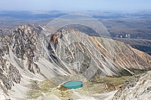 View from the top of a mountain in Siberia