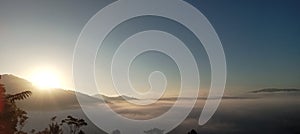 view from the top of the mountain