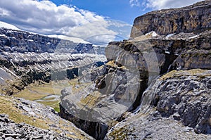 View from the top in Ordesa Valley, Aragon, Spain