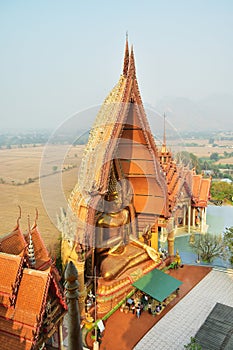 A view from the top of the pagoda, g Wat Tham Sua(Tiger Cave Temple), Tha Moung, Kanchanburi, Thailand