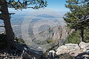 View from the top, Sandia Peak