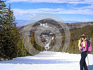 A View From the Top of Ski Santa Fe, NM, USA