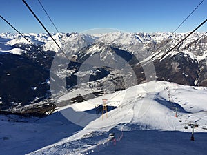 Ski slope in Bormio