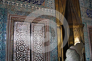 View of the Topkapi Palace, in Istanbul Turkey. Harem photo