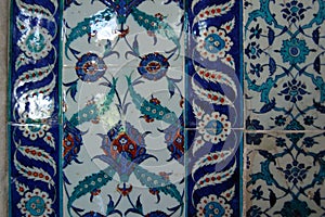 View of the Topkapi Palace, in Istanbul Turkey. Tile photo