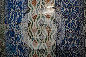 View of the Topkapi Palace, in Istanbul Turkey. Tile photo