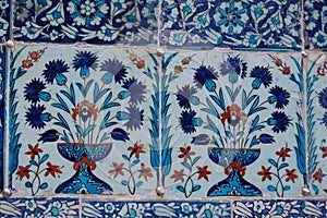 View of the Topkapi Palace, in Istanbul Turkey. Tile photo