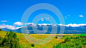 View on tops of Tatras in Slovakia