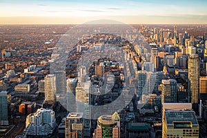 View of Toronto City from above - Toronto, Ontario, Canada