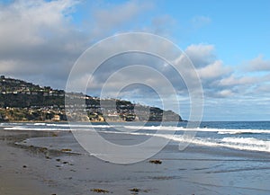 View of Torrance Beach and the Palos Verdes Peninsula in California