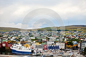 View of Torshavn, Faroe Islands