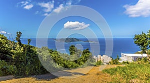 A view from Tortola towards Jost Van Dyke island photo