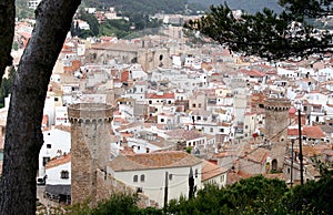 View of Tossa de Mar, Spain photo