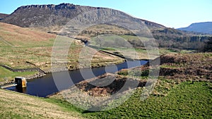 View toward Dovestone reservoir from Yeoman Hey dam