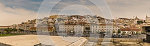 A view towards the Alfama distict from the cruise terminal in the city of Lisbon