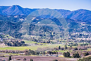 View towards Almaden Valley from Santa Teresa Park