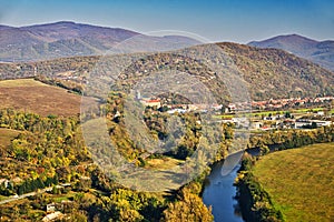 View towards Hronsky Benadik from Krivin mountain