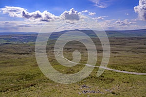 View towards Ingleborough from Pen-y-ghent