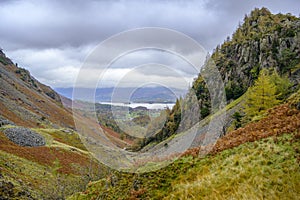 View towards Keswick and Derwent Water