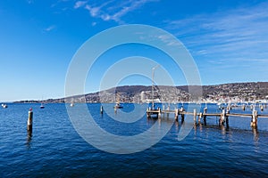 Sandy Bay View in Hobart Tasmania Australia