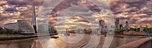 View from Tower Bridge, London photo