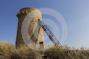 View of a Tower from Carboneras, lightning tower