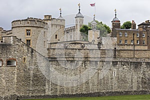 View of Tower of London, London, England UK.