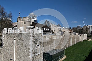A view of the Tower of London